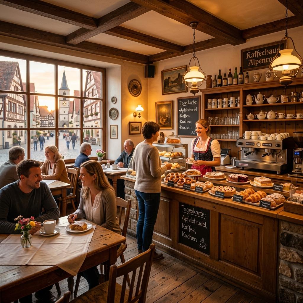 Gemütliches Café in der Region