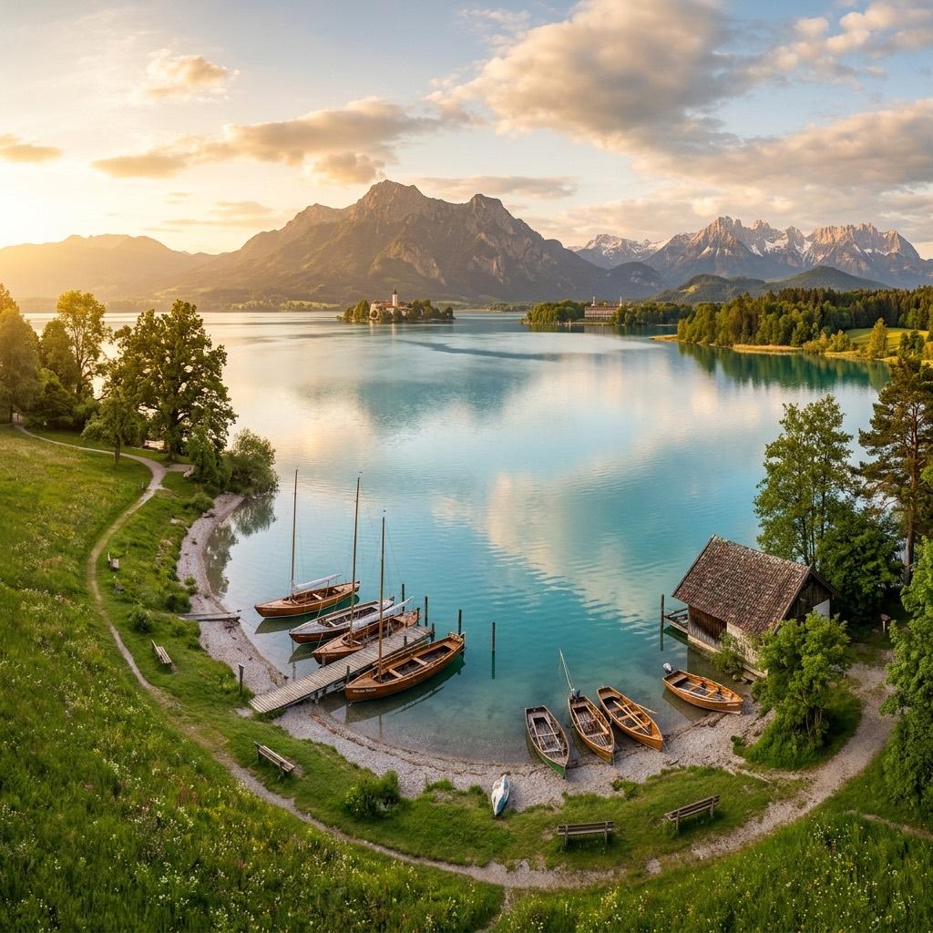 Symbolbild eines Ausflugs an einen Alpensee